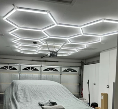 Професионално LED Осветление/14 хексагона - 4270мм - 2350мм ДИМИРУЕМО