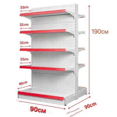 Островен стелаж -модул / включва 1 брой крак/колона 190/90
