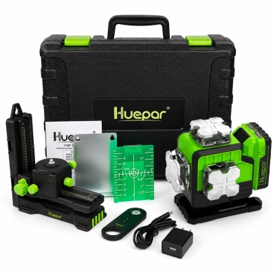 Лазерен нивелир Huepar P04CG 4D