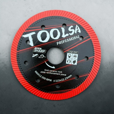 Турбо диамантен диск за рязане на гранитогрес Toolsa