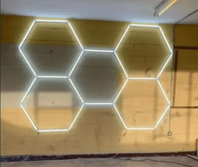 Led осветление пчелна пита -170x240 см