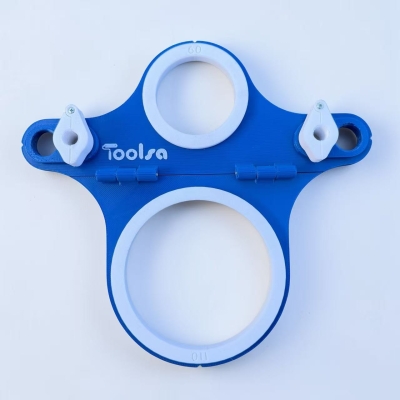 Сгъваем шаблон Toolsa за отвори на структура -Ø60 / Ø110