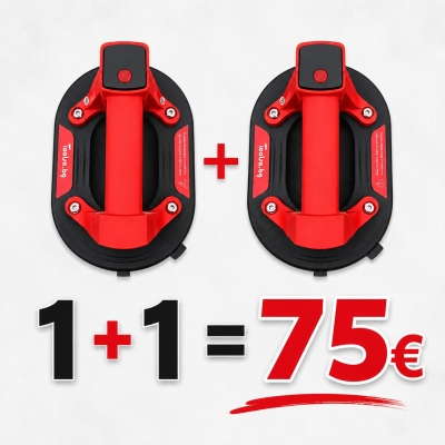 КОМБО ОФЕРТА Акумулаторна вакуумна вендуза TOOLSA T260 - 2 броя 
