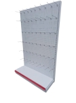 Крайстенен стелаж с 54 бр куки за перфогръб - Модул 190/120