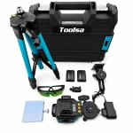 Лазерен нивелир Toolsa - 4D +  тринога до 100см  + ПОДАРЪК ЗЕЛЕНА МИШЕНА