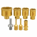 Комплект боркорони в куфар - 7бр+ адаптер Toolsa professional