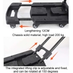 Сгъваема транспортна количка Toolsa Black