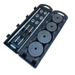 Комплект дъмбели и лост 50 кг