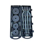 Комплект дъмбели с лост 55кг