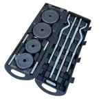 Комплект дъмбели с лост 55кг