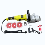 Фреза за канали 4000W с водна помпа и 5 диамантени диска – 40 мм дълбочина