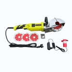 Фреза за канали 4000W с водна помпа и 5 диамантени диска – 40 мм дълбочина