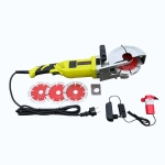 Фреза за канали 4000W с водна помпа и 5 диамантени диска – 40 мм дълбочина