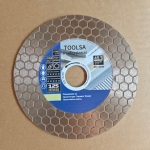 Диамантен диск за рязане и шлайфане 45°/ герунг TOOLSA Professional HexaCut/пчелна пита  125мм
