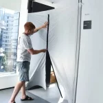 Прахоустойчив цип за врата Rollingdog 215 см, професионална серия 805
